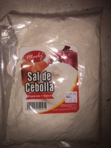 Sal de cebolla bolsa 1 lb